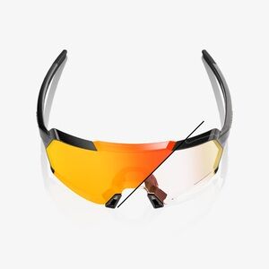 KORBIN®
Gloss Metallic Black
Orange Flash Mirror Photochromic Lens